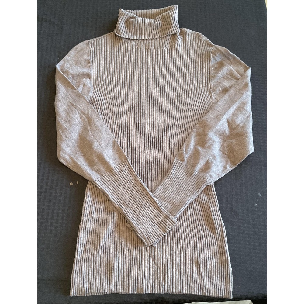 Worthington‎ Sweater Womens Large Taupe Brown Ribbed Turtleneck Long Sleeve NWT